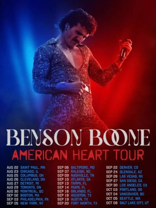 Benson Boone 2025 American Heart Tour Dates & Tickets