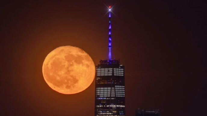 May 2025 Flower Moon Micromoon