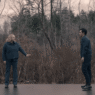 June Osborne and Moira hiding inside the Red Center, preparing to launch an uprising in The Handmaid’s Tale Season 6, Episode 7 “Shattered.”