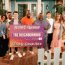 Cedric the Entertainer with cast members on the set of The Neighborhood, discussing Malcolm’s new chapter in Venice