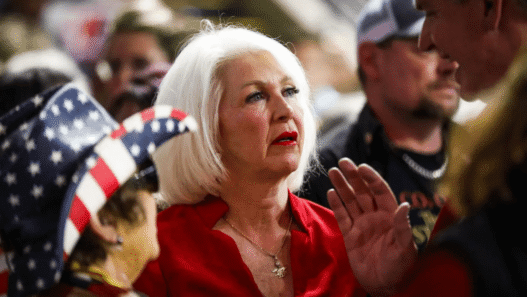 Former Mesa County Clerk Tina Peters in court during her election tampering case
