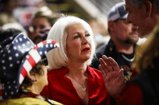Former Mesa County Clerk Tina Peters in court during her election tampering case