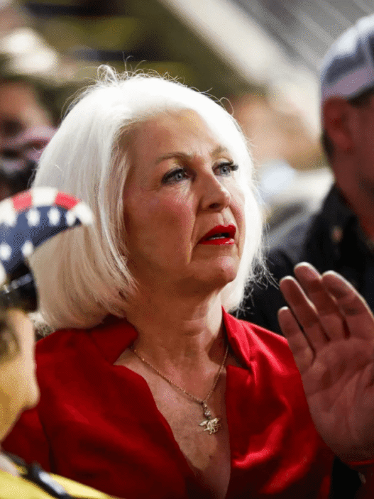 Former Mesa County Clerk Tina Peters in court during her election tampering case