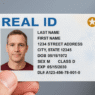 Sign at airport security checkpoint alerting travelers to the REAL ID enforcement deadline