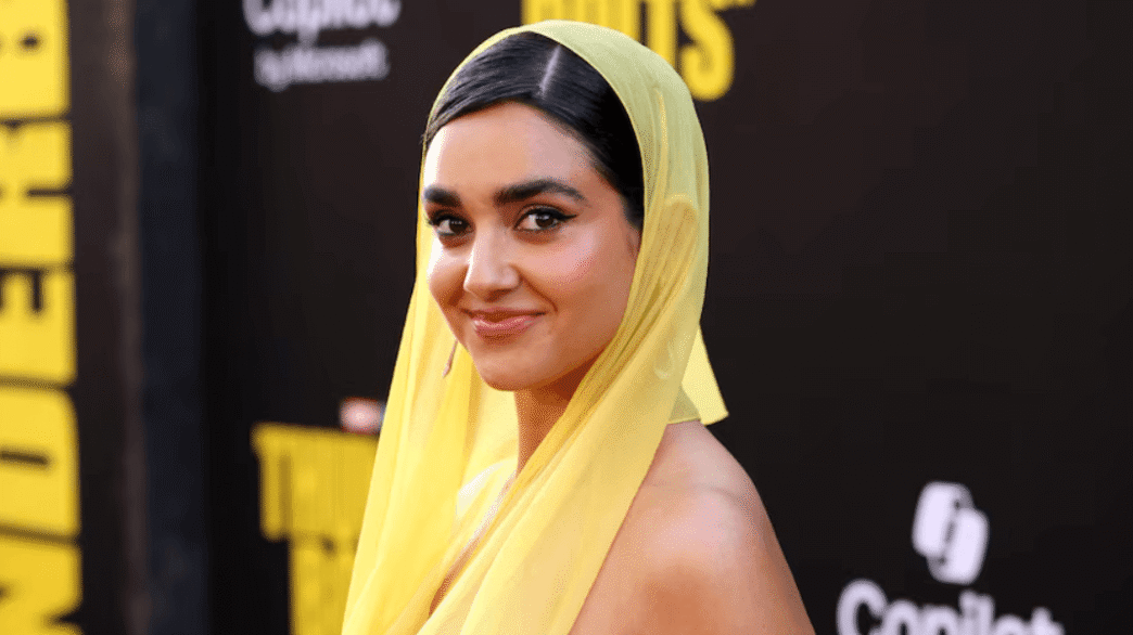 Geraldine Viswanathan as Mel in Thunderbolts, beside Julia Louis-Dreyfus.