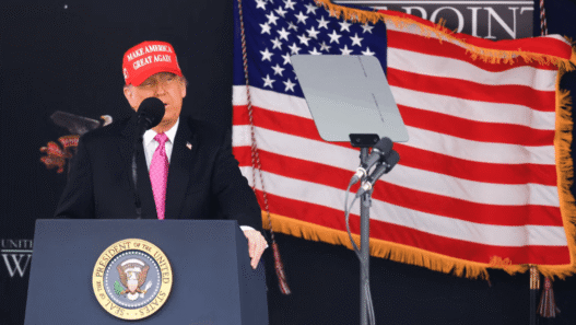 Trump Rants About Trophy Wives, Golf, and Al Capone in Rambling West Point Speech