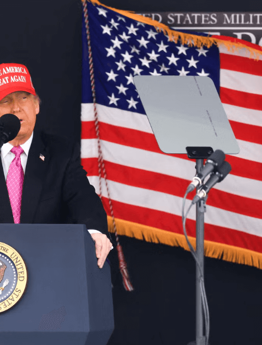 Trump Rants About Trophy Wives, Golf, and Al Capone in Rambling West Point Speech