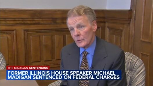Former Illinois House Speaker Michael Madigan Sentenced to 7.5 Years in Prison for Corruption