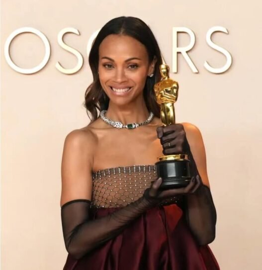 Zoe Saldaña Faces Backlash for Calling Her Oscar “Trans” and “They/Them” Without Speaking on